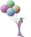 ladyandballoons